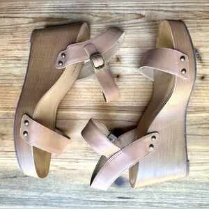 LUCKY BRAND Boho Wedge Sandals 9.5